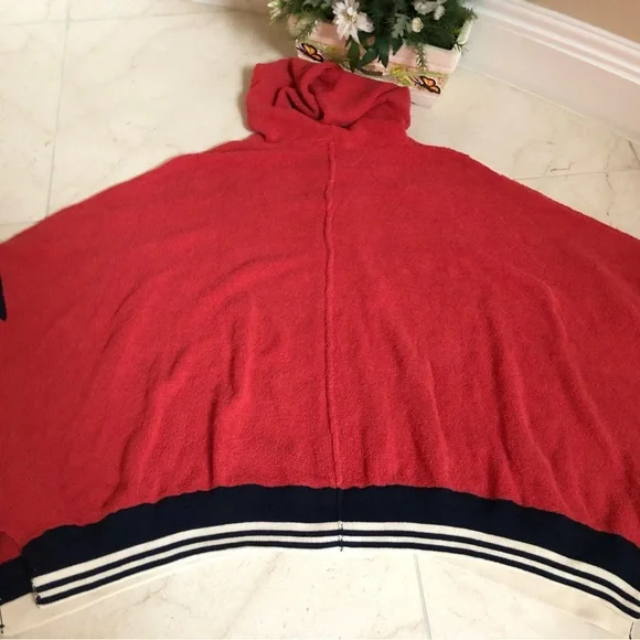 Free People I Know Places Oversized Sweater, Size M/L, Red. - Picture 5 of 7